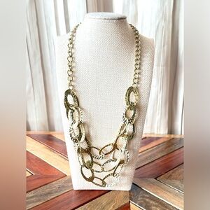 Draper & Damon Gold Tone Necklace-New